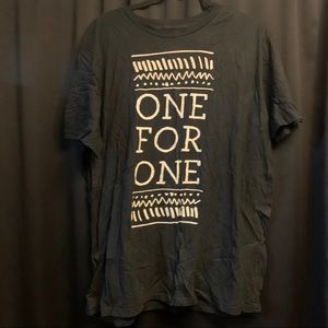Toms “One for One” XL soft T-shirt unisex